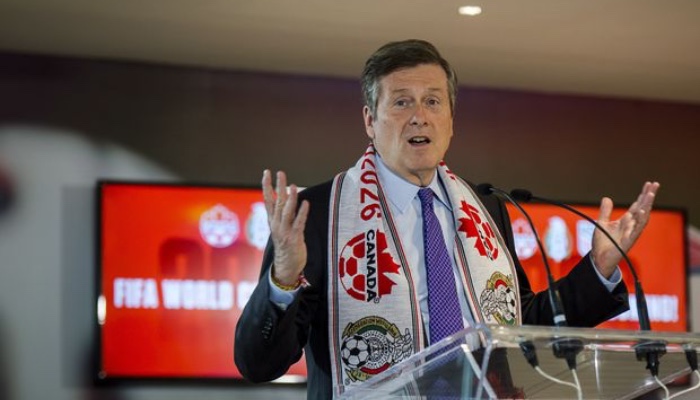 خبر فوری - بودجه ۳۰ میلیون دلاری تورنتو برای میزبانی جام جهانی ۲۰۲۶ همراه با آمریکا و مکزیک