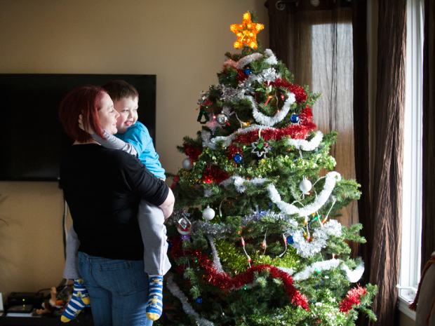 کریسمس زودرس برای کودکی که کریسمس امسال را نخواهد دید