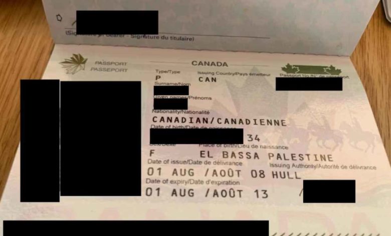Photo of عذرخواهی از مادر بزرگ ۹۰ ساله فلسطینی در کانادا؛ اداره گذرنامه اجازه نداده بود او فلسطین را به‌عنوان زادگاه خود ذکر کند‎