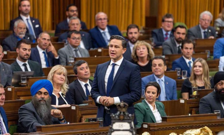 Photo of تنش‌ها در پارلمان، پس از اخراج رهبر محافظه‌کاران که جاستین ترودو را مشنگ خوانده بود